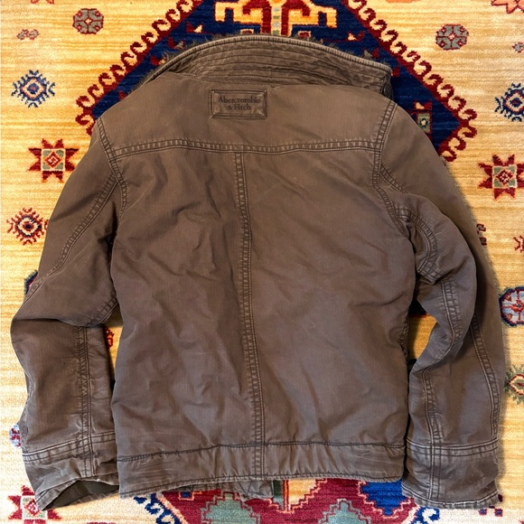 Vintage chocolate Abercrombie lined Adirondack jacket - Picture 2 of 3